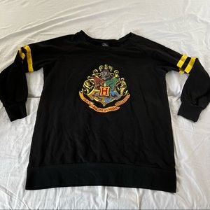 wizard of world harry potter sweater black womens L